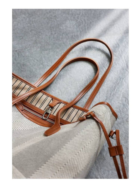 Never Full Large Tote Bag Commuter Bag - Zafari Studio Jewelry